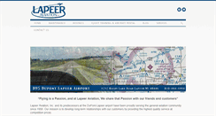 Desktop Screenshot of lapeeraviation.com