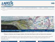 Tablet Screenshot of lapeeraviation.com